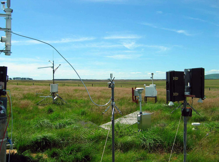 a photo of the Auchencorth field site